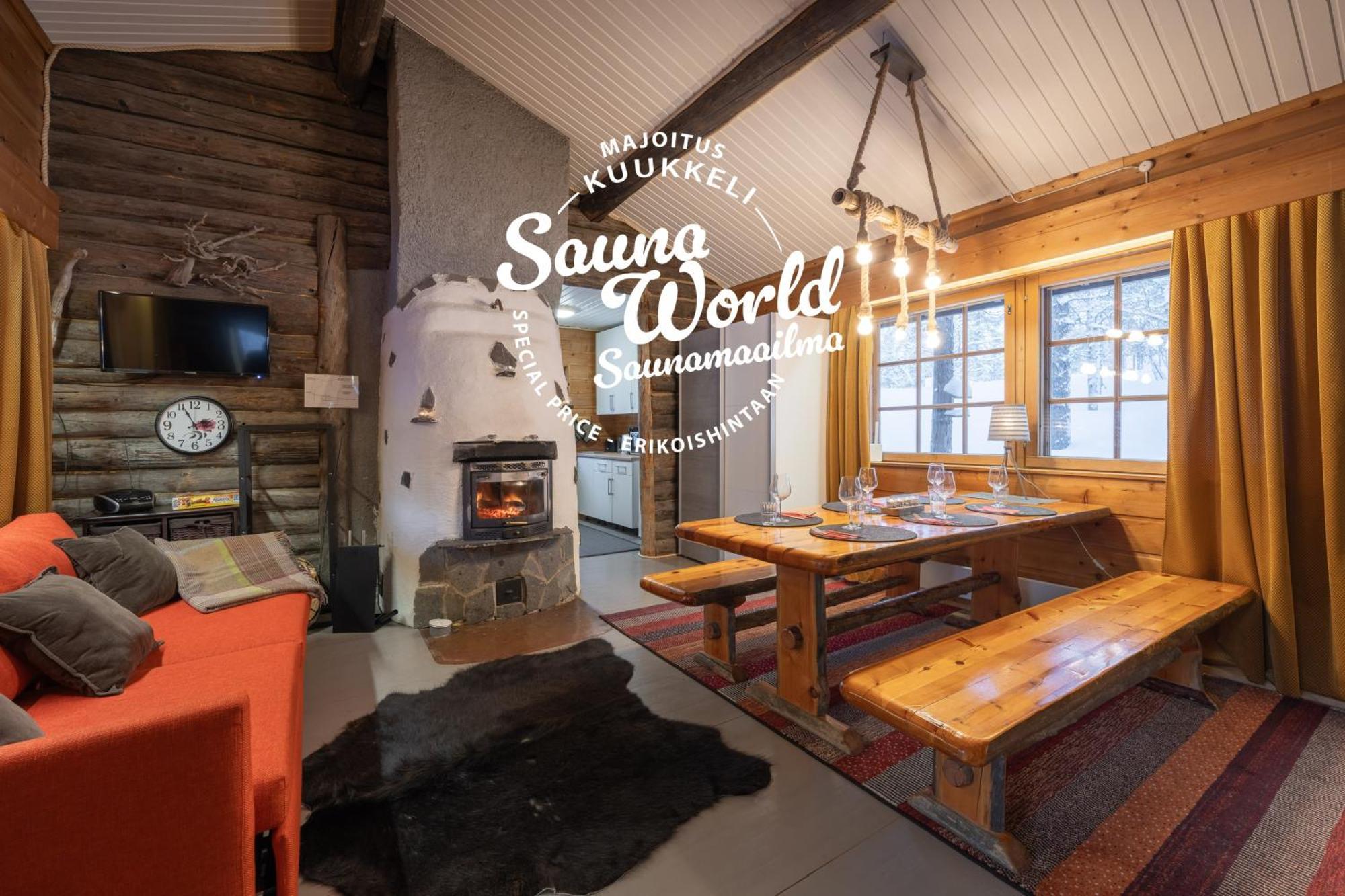 Kuukkeli Log Houses Aurora Cabin - Jaspis Saariselka Ngoại thất bức ảnh