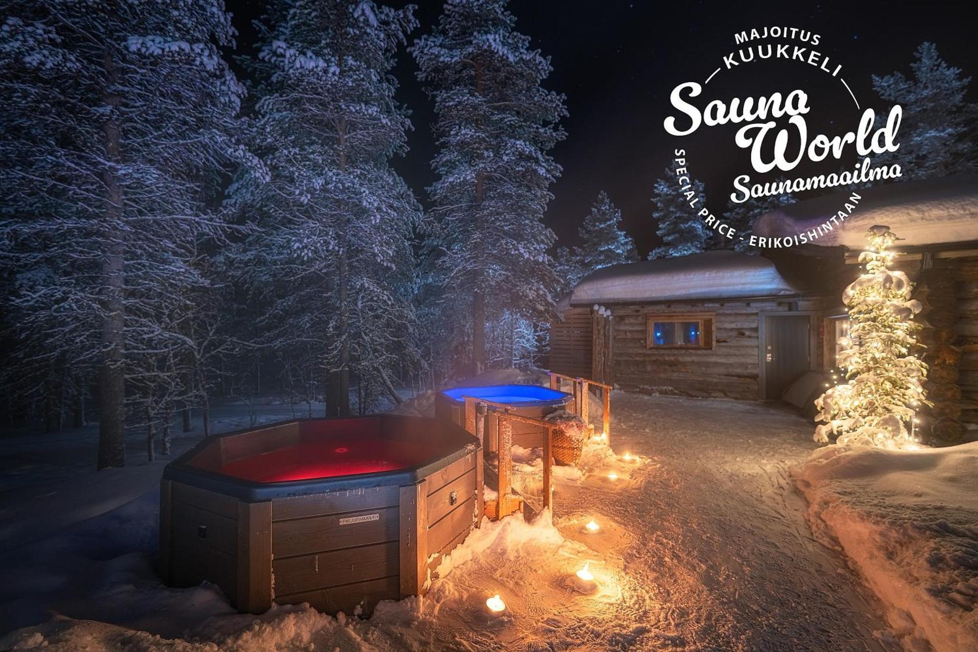 Kuukkeli Log Houses Aurora Cabin - Jaspis Saariselka Ngoại thất bức ảnh