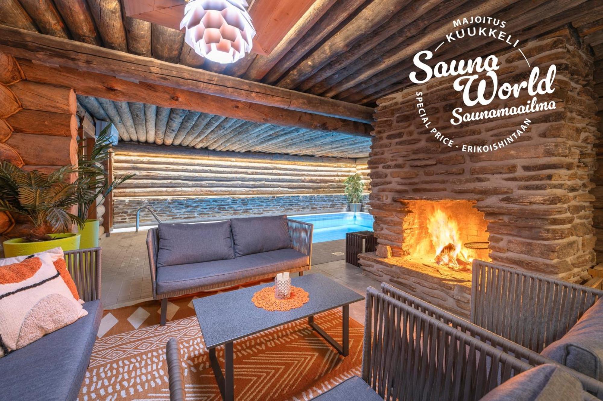 Kuukkeli Log Houses Aurora Cabin - Jaspis Saariselka Ngoại thất bức ảnh