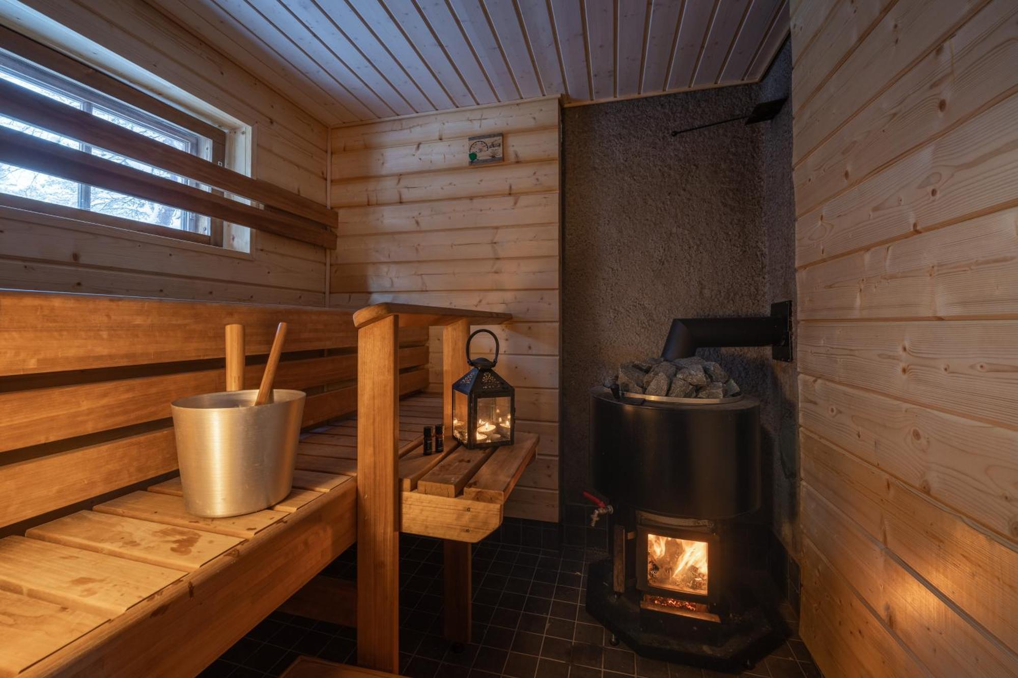 Kuukkeli Log Houses Aurora Cabin - Jaspis Saariselka Ngoại thất bức ảnh
