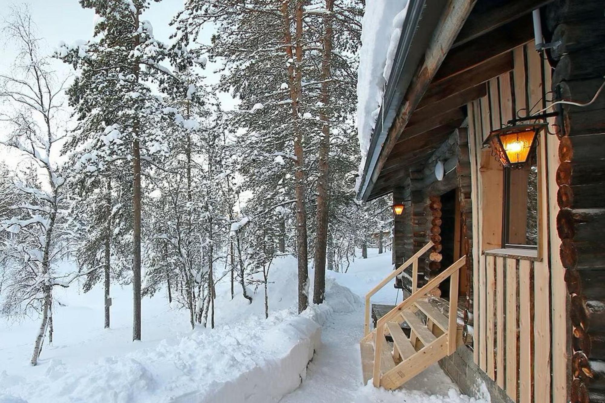 Kuukkeli Log Houses Aurora Cabin - Jaspis Saariselka Ngoại thất bức ảnh